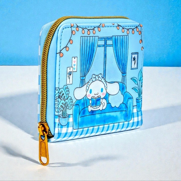 Loungefly Sanrio Hello Kitty Cinnamoroll Mini Backpack, Wallet, CHARM,Mirror&Pen main image 2